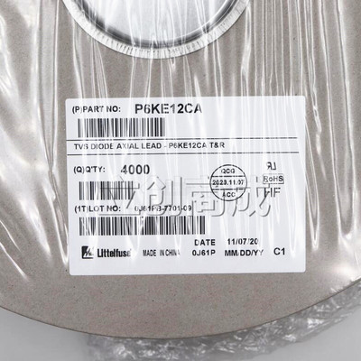 P6KE22CA 18.8V 30.6V 直插DO204AC DO-15卷带 TVS二极管 力特