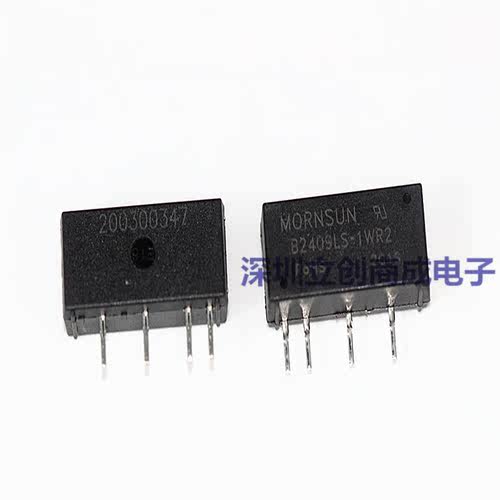 B2409LS-1WR2金升阳1W定压24V输入隔离非稳压正负9V输出DCDC电源