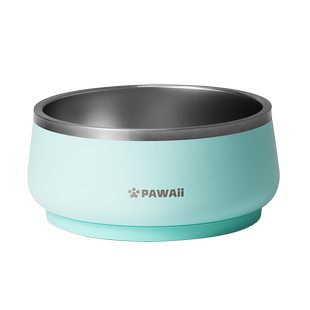 Pawaii怡爪狗碗狗食盆不锈钢狗碗防打翻饭碗柯基金毛大小型犬水盆