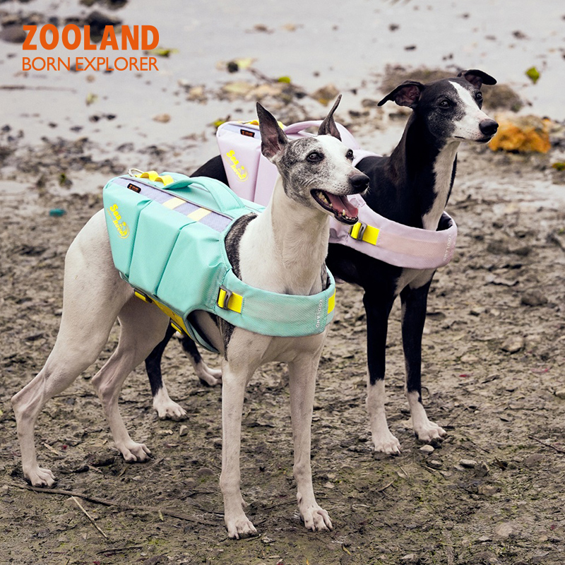 zooland救生衣宠物救生衣狗狗游泳衣柯基金毛轻量游泳衣服救生圈