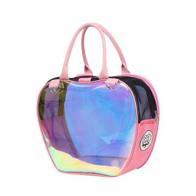 DOGISMILE宠物包镭射幻彩透气猫狗外出包泰迪比熊包英短布偶猫包