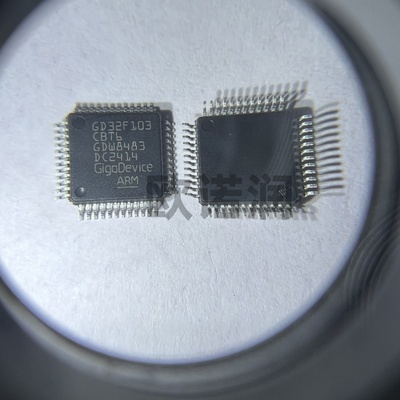原装正品 GD32F103CBT6 LQFP-48封装 32位微控制器芯片GD32F103