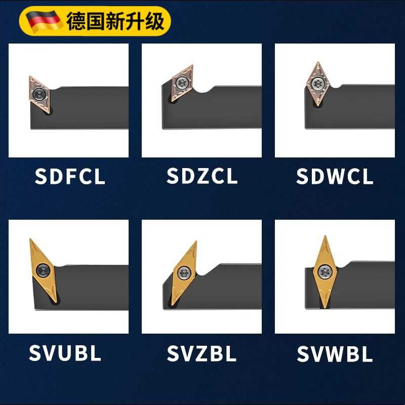 数控排刀机外圆车刀杆35度/55度菱形刀片横装排刀刀杆SDWCL/SVWBL图片