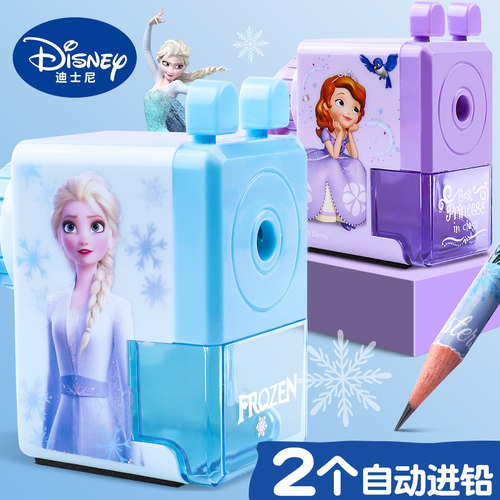 转笔刀卷自动进铅儿童手摇削笔器