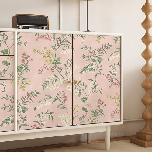 复古翻新改造家具贴纸自粘壁纸