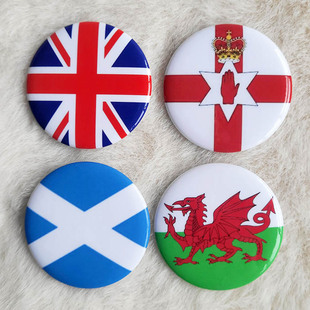 苏格兰 英伦时尚 威尔士 英国国旗徽章胸针 北爱尔兰国旗 英格兰