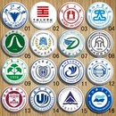 浙江公办本科高校工业师范财经农林海洋工商理工大学校徽徽章胸针