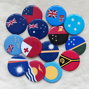 澳洲大洋洲国家国旗徽章澳大利亚新西兰斐济群岛汤加瑙鲁图瓦卢等