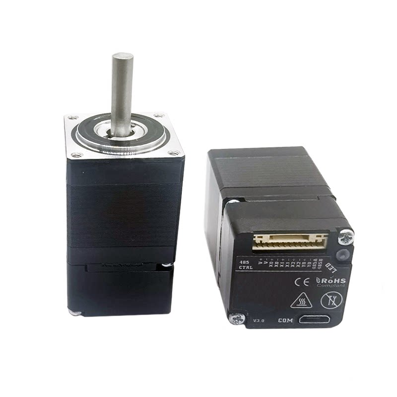 28/35/42一体式闭环多圈绝对值步进电机集成RS485驱动编码器