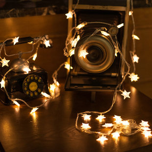 LED小彩灯闪灯串灯满天星 少女心房间卧室婚庆装饰灯浪漫星星灯泡