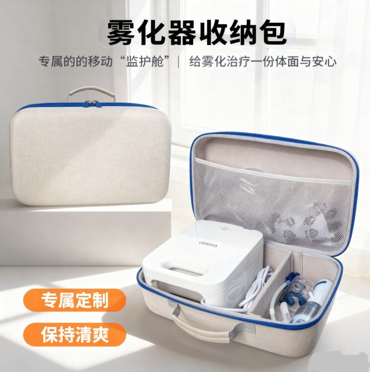 鱼跃403H雾化器收纳包硬壳图片