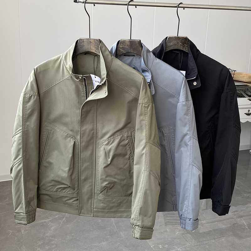 经典飞行员夹克秋季男士立领宽松