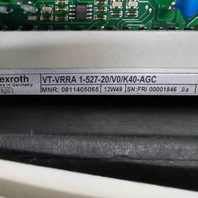 议价Rexroth控制板VT-VRRA 1-527-20/适用
