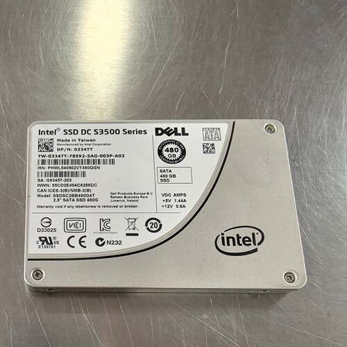 议价英特尔S3500,480G企业级固态硬盘，SATA适用