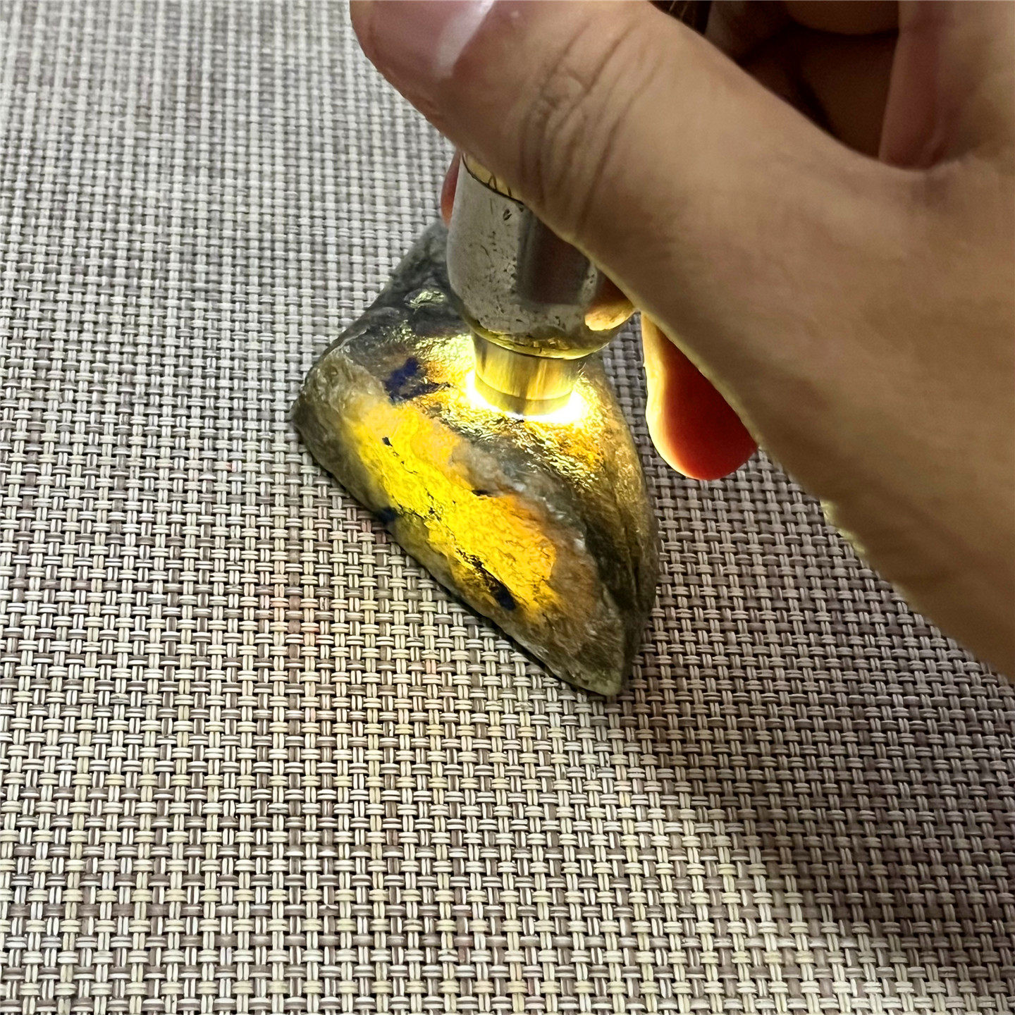 天然老坑翡翠玉石莫西沙冰黄表现