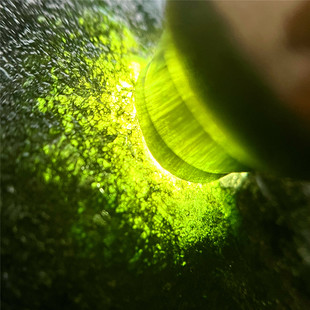 翡翠原石玉石毛料莫湾基敞口皮壳老辣种水化开起雾有色表现手镯料