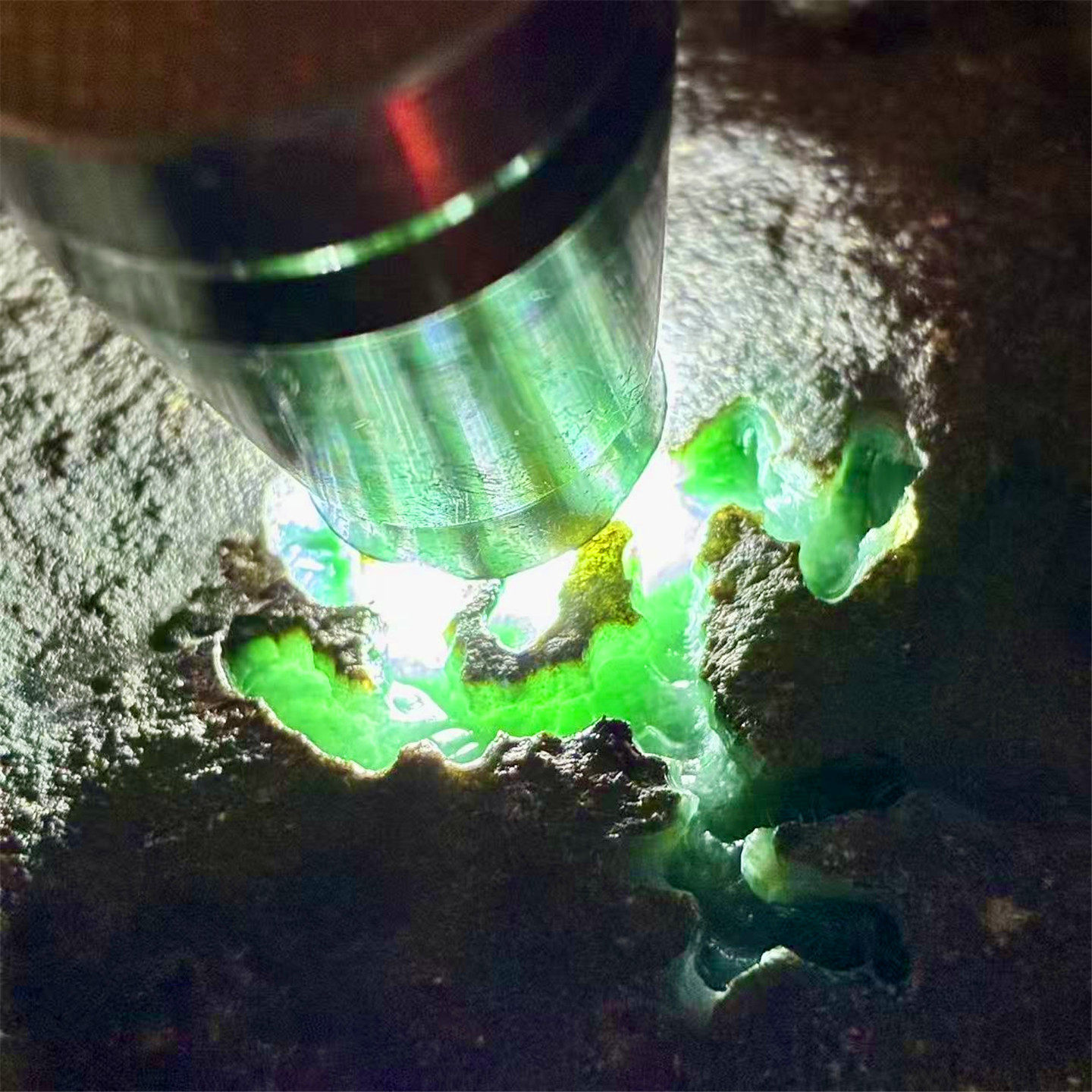 天然老坑翡翠玉石莫湾基底色表现