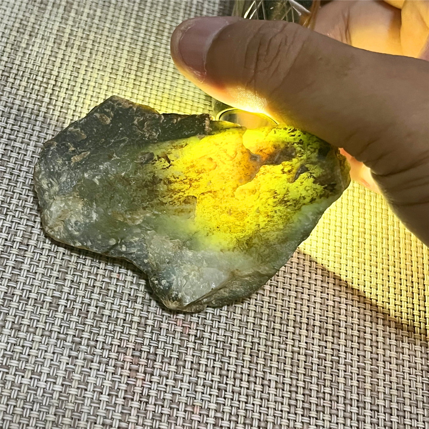 天然老坑翡翠玉石大马坎飘花表现