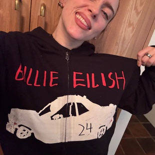 Billie 跨境加绒拉链衫 生日BOXY短版 Club Shirt Dylan