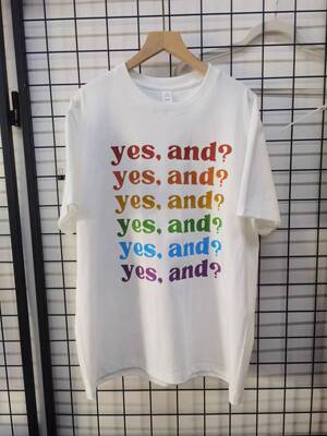 短袖上衣A妹周边yes,and正肩纯棉
