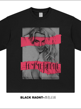 【ABCMJ】自制布兰妮Britney Spears25周年纪念周边美式重磅T恤