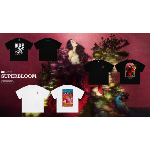 【ABCMJ】Jessie Ware SUPERBLOOM新专周边美式重磅印花纯棉短袖
