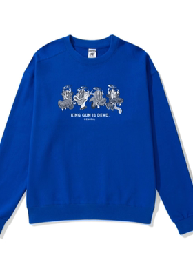 King Gnu IS DEAD SWEAT [ブラック]26巡演周边重磅印花圆领卫衣