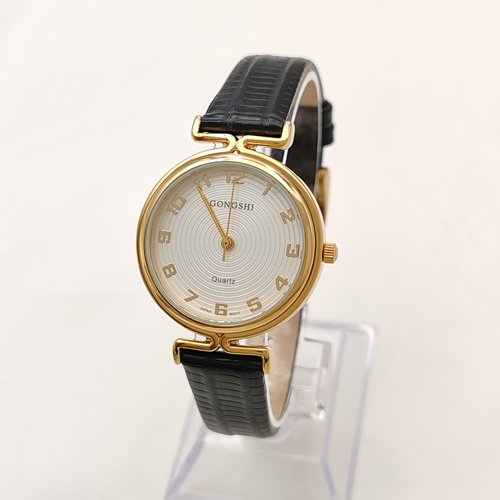 外贸出口大表盘进口机芯牛皮手表