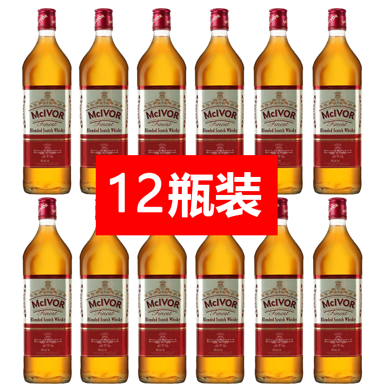【12瓶】MCIVOR麦基沃苏格兰威士忌700ml迈伽华调和风味进口洋酒