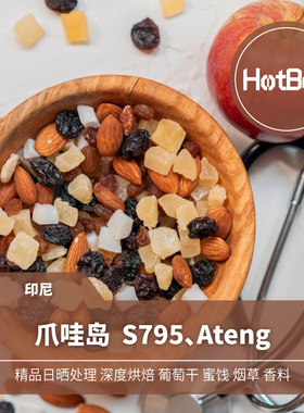 【温床咖啡】深烘印尼爪哇岛精品日晒 香料果干香气 手冲SOE都可