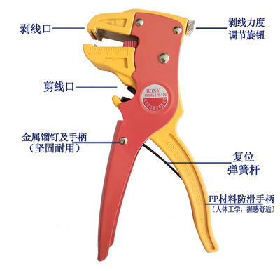 LED显示屏配件电子灯箱灯珠电源线剥线钳多功能剪线钳广告牌排线