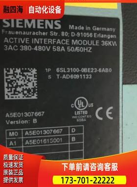 6SL3100-0BE23-6AB0 6SL3100-OBE23-6AB0 36KW【议价】