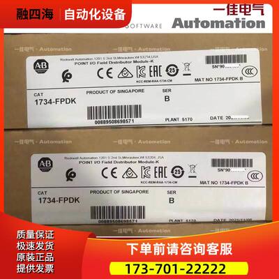 AB 1734-FPDK 1734FPDK 1734-FPDK 1734FPDK【议价】