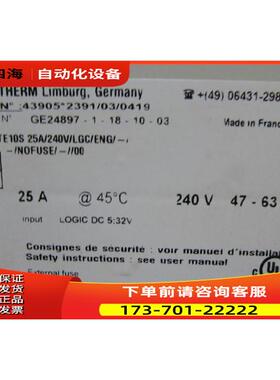 EUROTHERM欧陆 TE10S 有1个 重量1斤 在 16-4【议价】