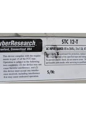CyberResearch人 工控屏STC 12-T 一台重量 5.7公斤 11-4【议价】