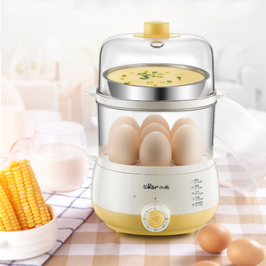 小熊煮蛋器自动断电双层
