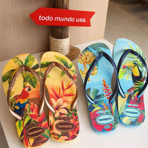 havaianas热带风情平底人字拖