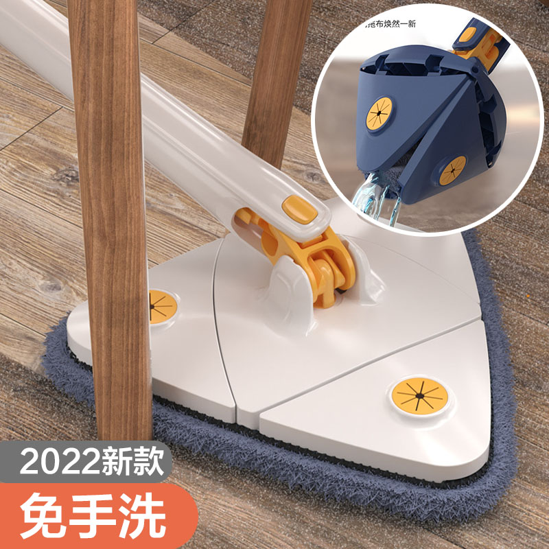 免手洗三角拖把家用清洁神器