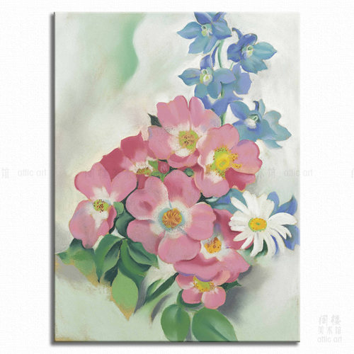 欧姬芙艺术风客厅书房玄关装饰画