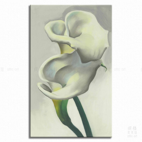 马蹄莲欧姬芙艺术风酒吧装饰画