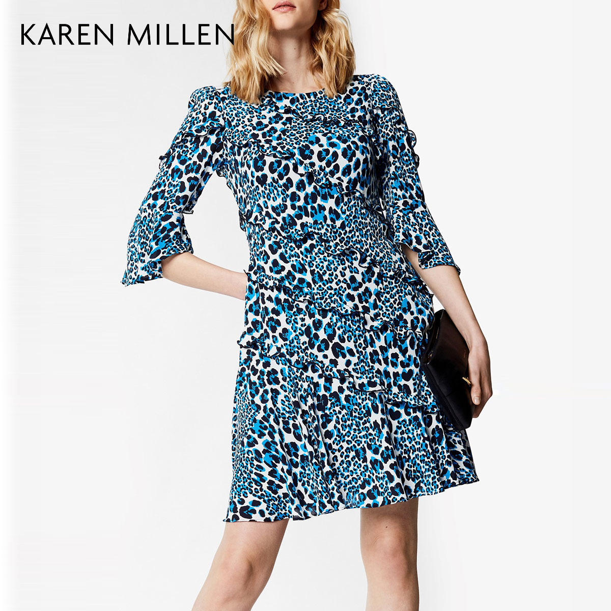 KAREN MILLEN¿Â×Ã×Á«Ó¢Â×Å®×°2018´º±ªÎƺÉÒ¶±ßÁ¬ÒÂȹKM51823712