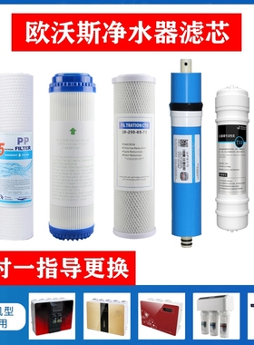 适用欧沃斯净水器滤芯OWS-RO-100反渗透加热一体纯水机PP棉活性炭