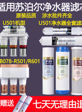 适用苏泊尔净水器YCZ-R501/601/801/U501/DU2U3/UU01快接超滤滤芯