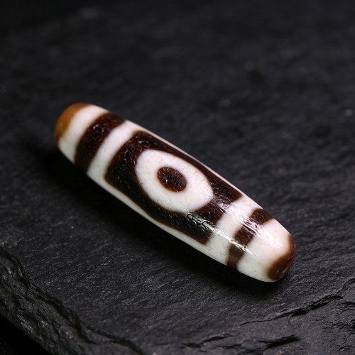 黑白三眼天珠/41*11mm