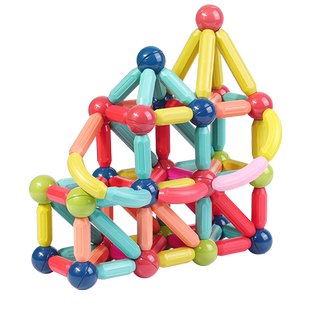 百变磁力棒片积木益智力磁铁大颗粒拼装开发动脑男孩男童儿童玩具