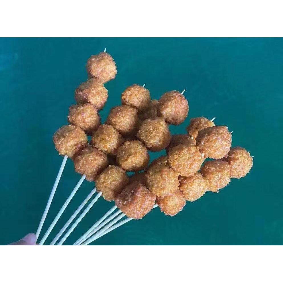 萝卜丸子串素菜串 素食火锅麻辣烫串串香15/20串油炸速冻半成品商