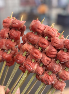 鸡胗串灯笼鸡胗开花鸡胗串15串烧烤油炸铁板半成品商用批发食材串