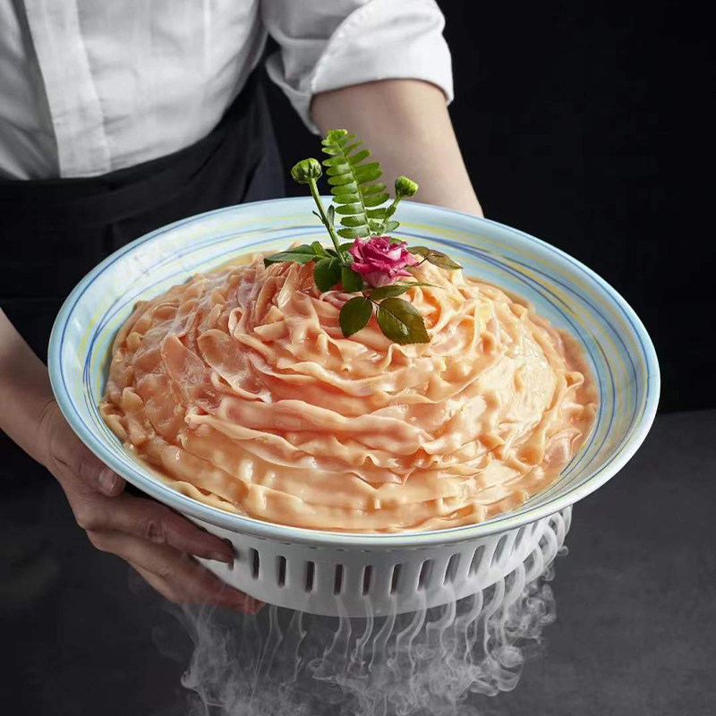 网红商用创意火锅店毛肚专用餐具鸭肠鹅肠肥牛羊肉腰片摆盘菜盘子