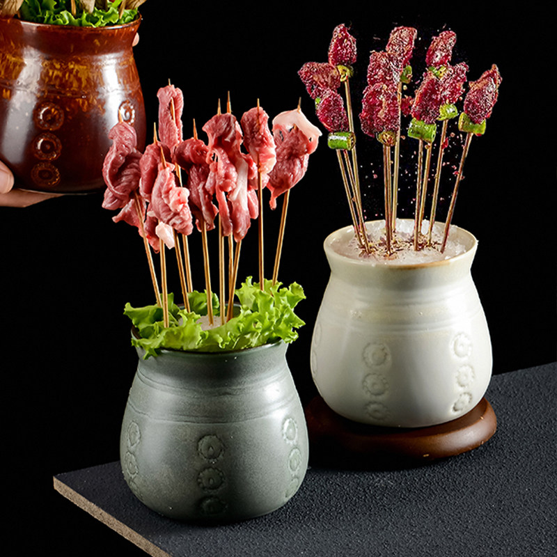陶瓷罐子创意小郡肝串串香盘鲜活虾盘麻辣牛肉串盘鸭胗盘火锅餐具,餐饮具,瓶/罐,淘宝优惠券,粉丝福利购,淘宝优惠卷