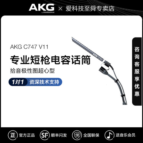 AKG/爱科技C747V11电容话筒